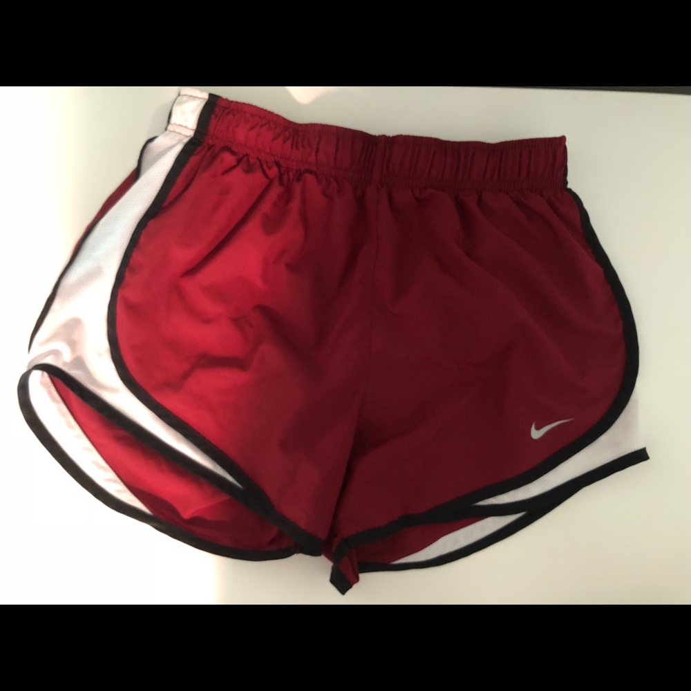 Nike running shorts.